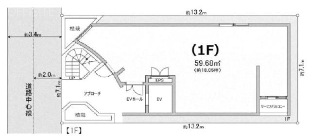 バウ青葉台1F 間取り図