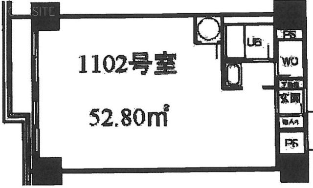 ノア渋谷1102 間取り図