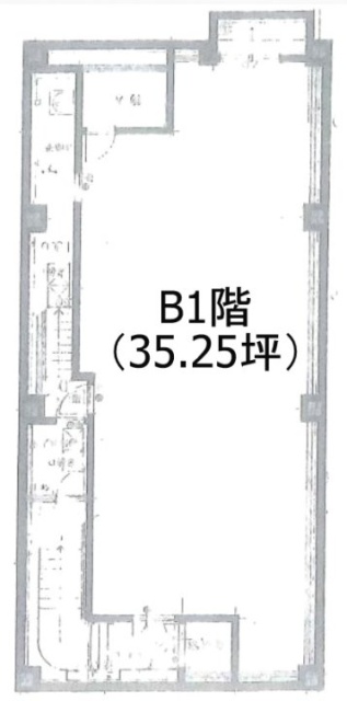 銀座八番館B1F 間取り図