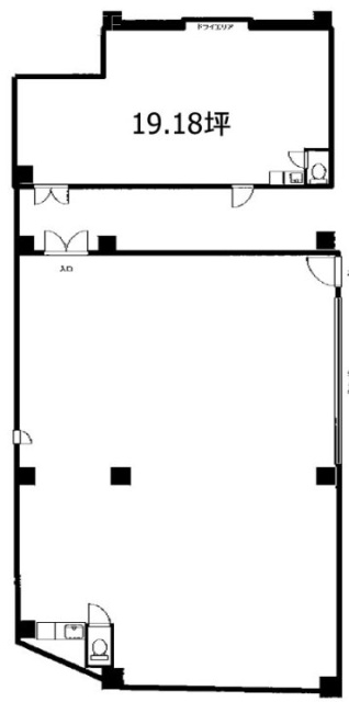 JタワービルB1F 間取り図