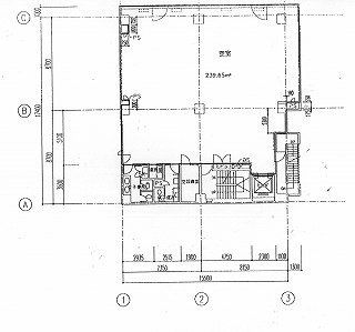 オーク銀座木挽町ビル1F 間取り図