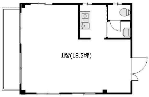 Sビル1F 間取り図