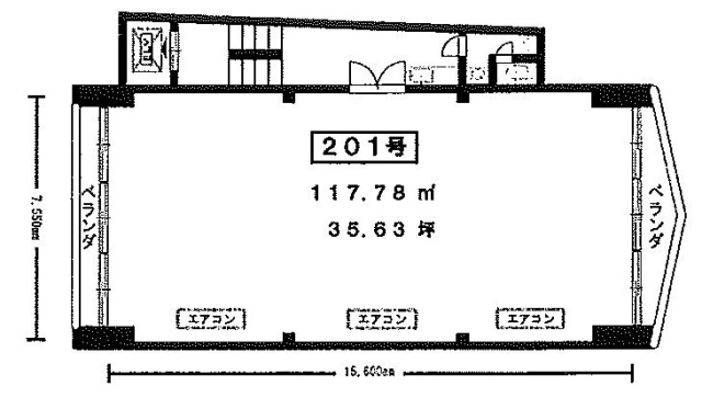 大塚ビル201 間取り図