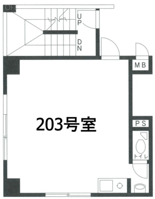 山岡ビル203 間取り図