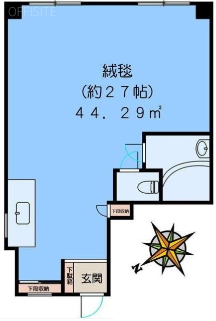 後楽園ビル105 間取り図