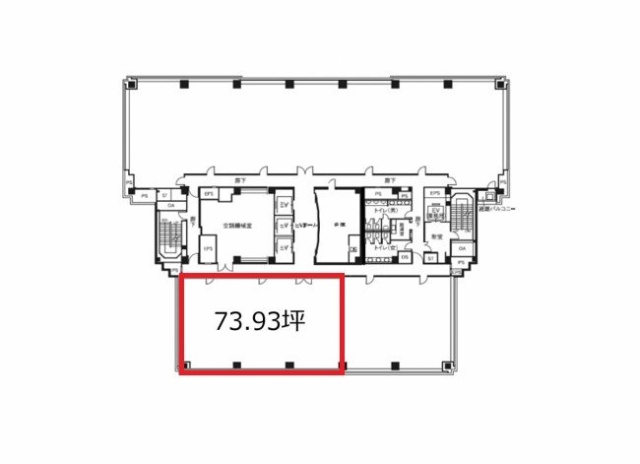 TSプラザビルディング11F 間取り図