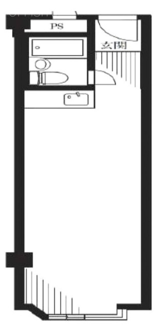 バルミー赤坂4F 間取り図