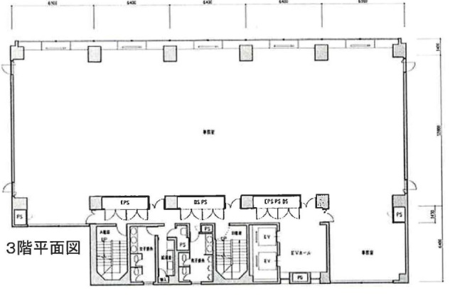 都五反田西館ビル3F 間取り図