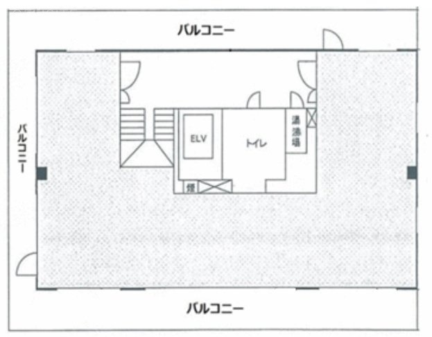 グリンヒルビル6F 間取り図