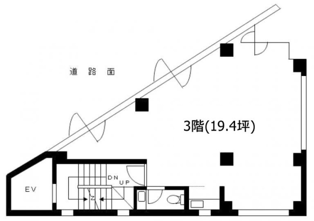 吉川代々木ビル3F 間取り図