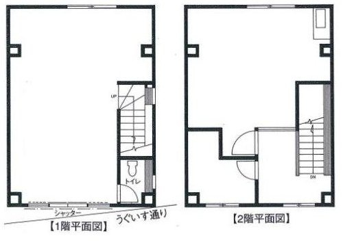 鶯渓舎ビル1F 間取り図