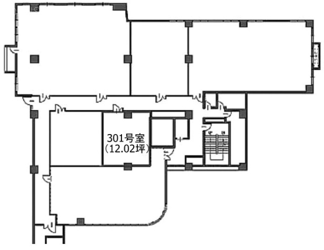 アクロスビル301 間取り図