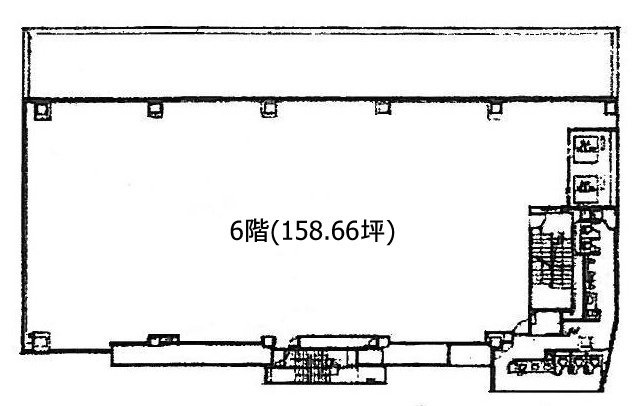 ラウンドクロス六本木6F 間取り図