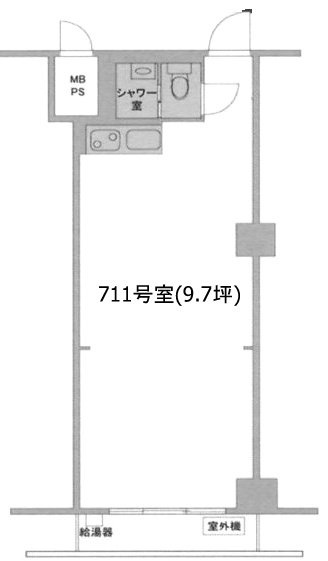 プリメーラ道玄坂711 間取り図