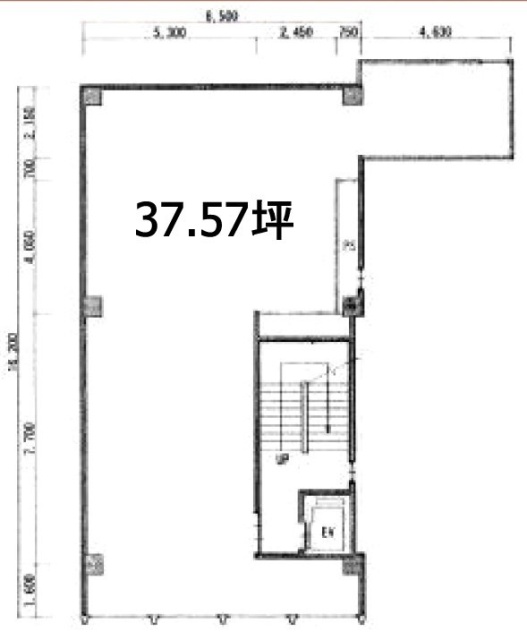 赤尾興産ビル2F 間取り図