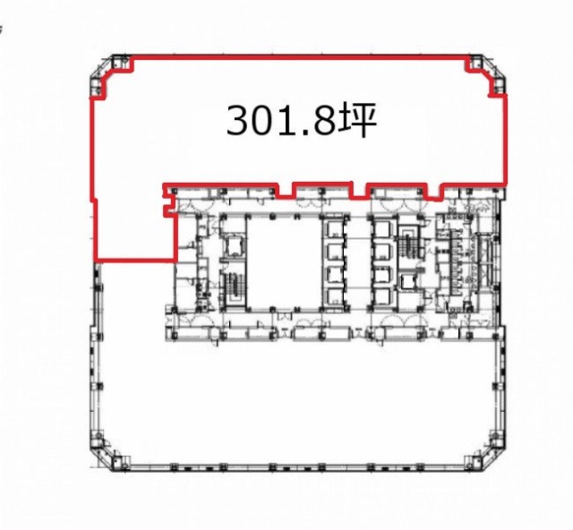 晴海アイランドトリトンスクエアオフィスタワーY棟北 間取り図