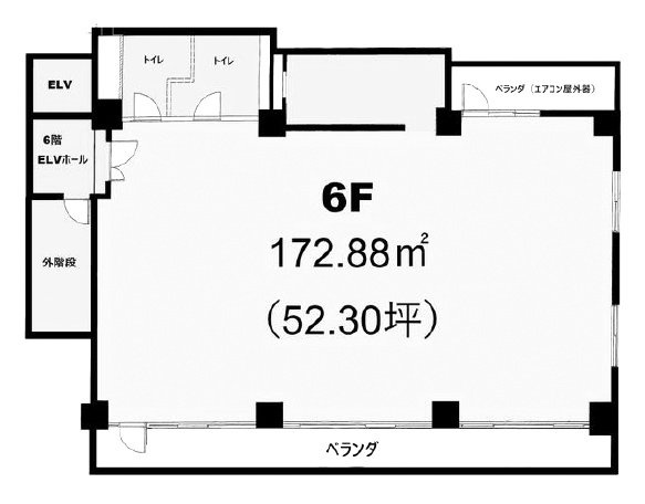 土屋ビル6F 間取り図