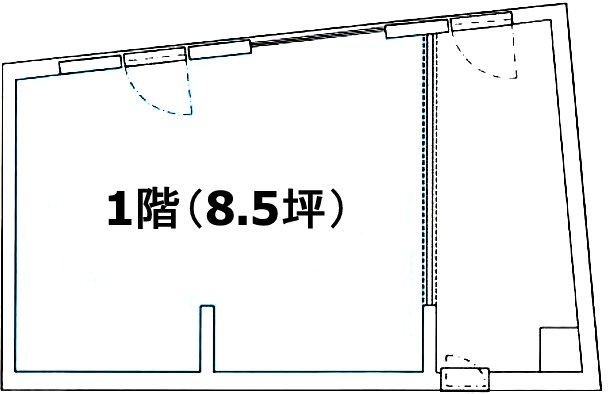 林ビル1F 間取り図