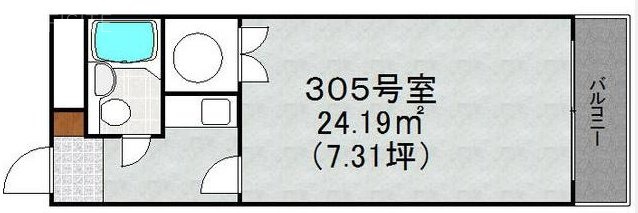 グローリア初穂生沼305 間取り図