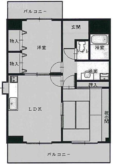 パストラル西船ビル403 間取り図