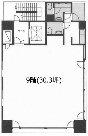 東京雄星ビル9F 間取り図