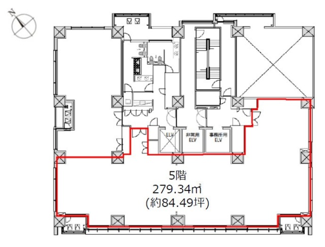 TS麹町ビル5F 間取り図