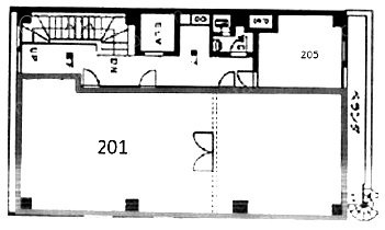 影山ビル201 間取り図