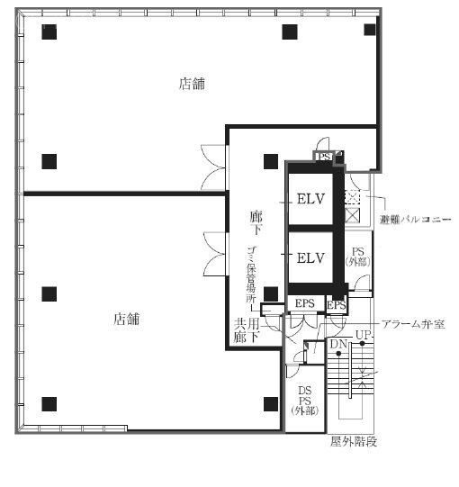 阪神阪急銀座ビル10F 間取り図