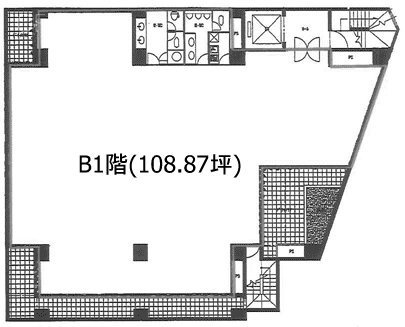 高秀(こうしゅう)ビルB1F 間取り図