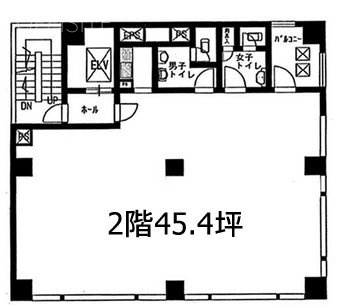 YKビル2F 間取り図