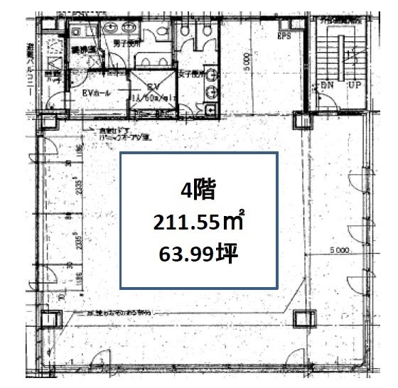 神田石川ビル4F 間取り図