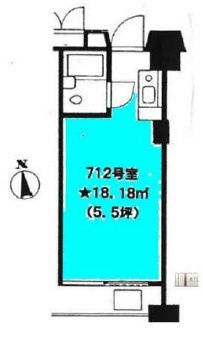 東京ロイヤルプラザ712 間取り図