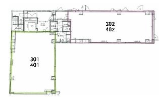 シエルブルー麹町401 間取り図