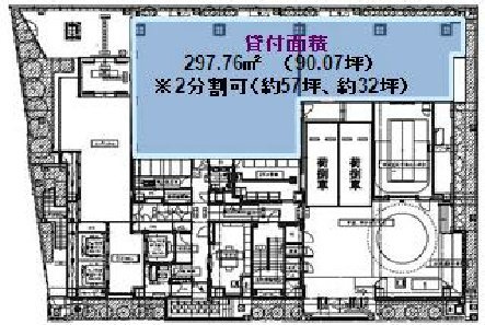 芝フロントビル1F 間取り図