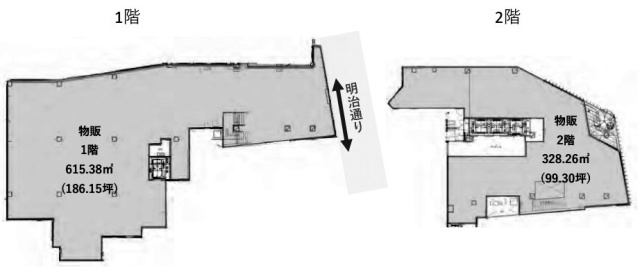 キュープラザ原宿ビル1F 間取り図