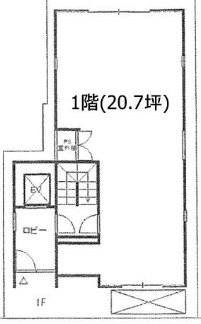 キュリオシティ1F 間取り図