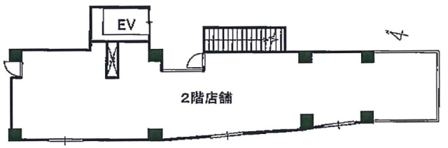 石川町3丁目店舗ビル2F 間取り図