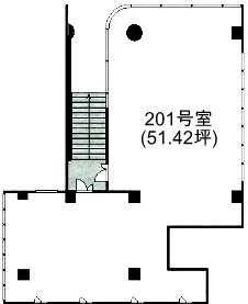 大野壱番館ビル201 間取り図