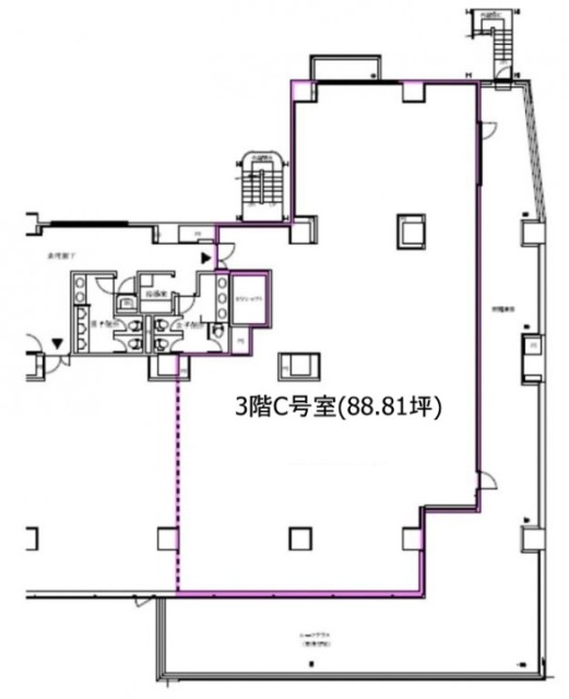 五番町KUビルC 間取り図