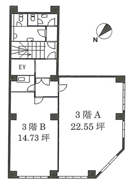 深山ビルB 間取り図