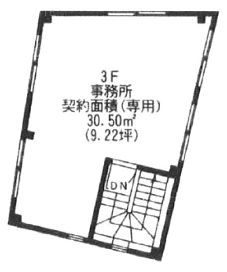 永福町駅前友和ビル3F 間取り図