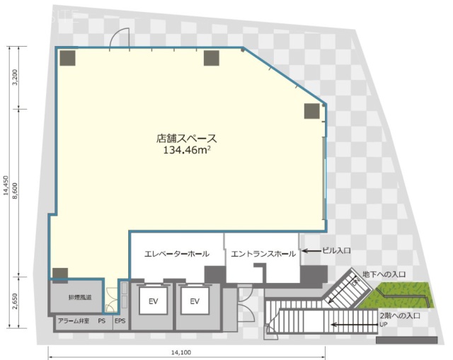 SANWA SHIBUYA1F 間取り図