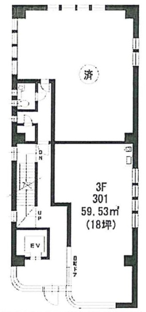 ラポートビル301 間取り図