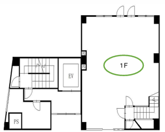 井桁ビル1F 間取り図