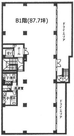 中島ビルB1F 間取り図