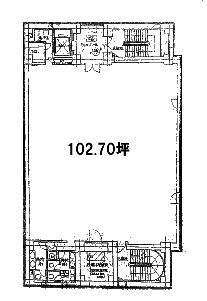 MUTOH浜町ビル4F 間取り図