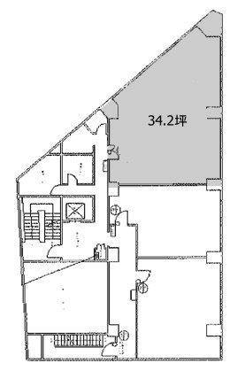 北千住VビルA 間取り図