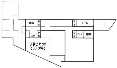 東京富山会館ビルディングD 間取り図