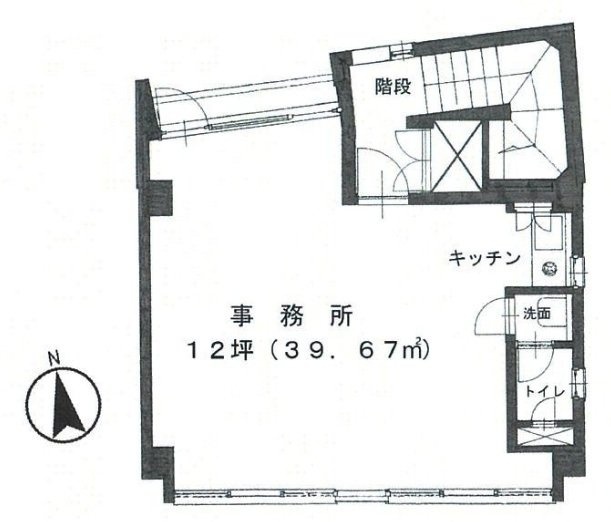 金森ビル4F 間取り図