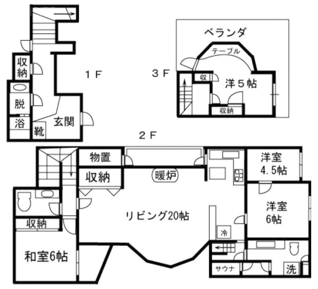 桜台コートハウス102 間取り図